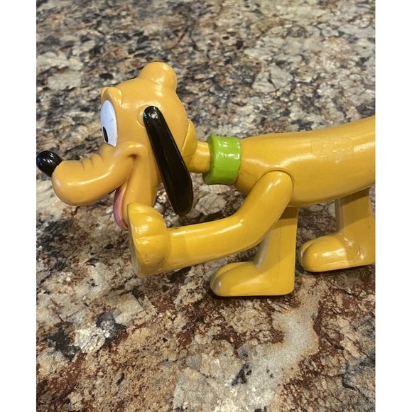 Vintage 1970s Disney Pluto Posable Mickey Mouse Dog Collector Toy - Picture 8 of 12
